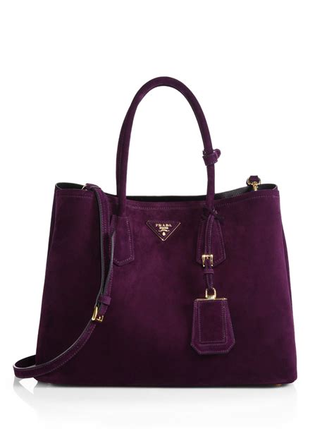 prada milano purple bag